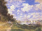 Claude Monet Port in Argenteuil oil painting